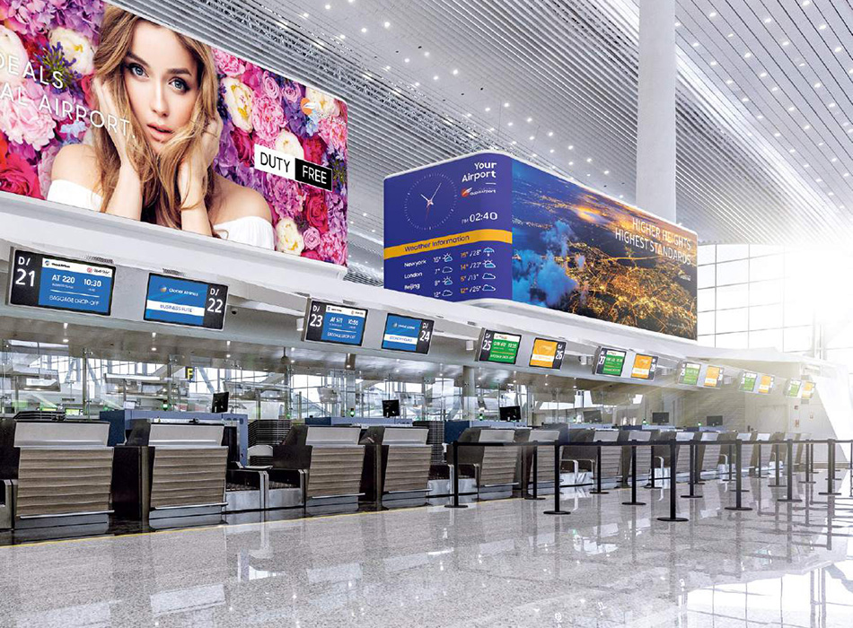 LED interior aeropuerto