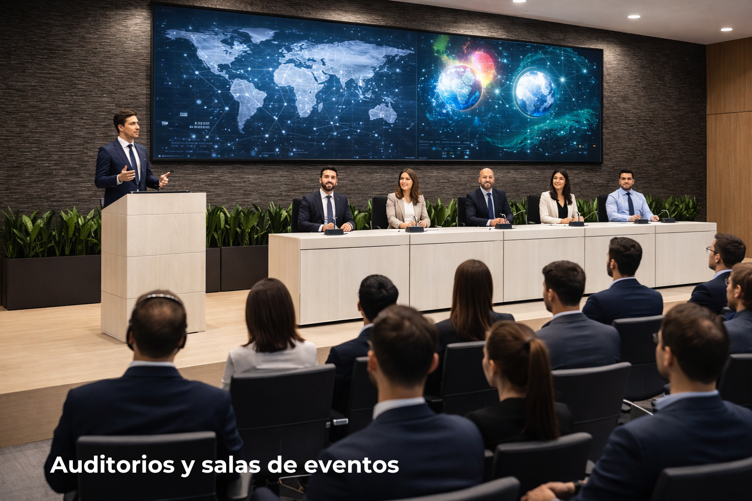 Auditorios y salas de eventos