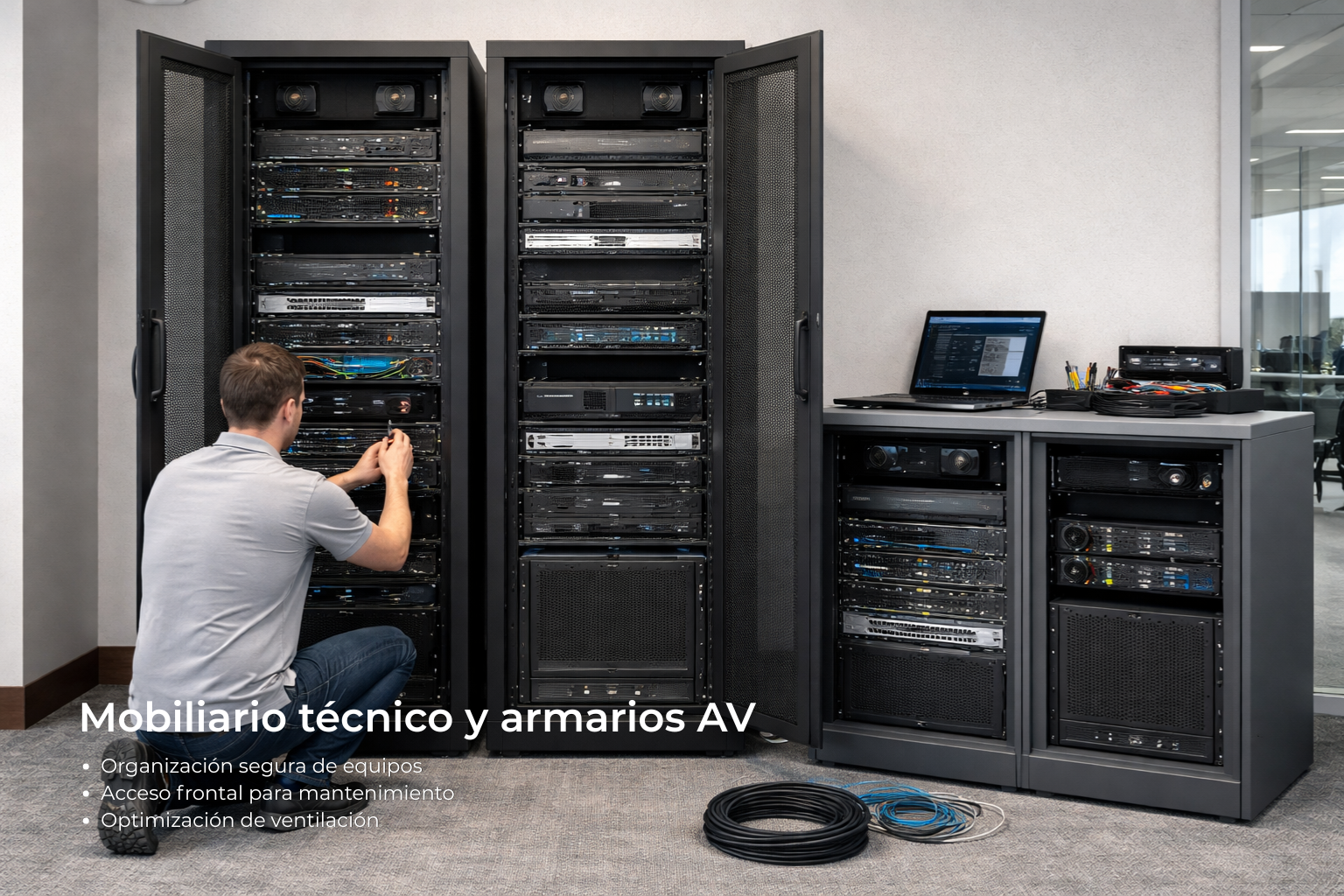 Mobiliario técnico y armarios AV
