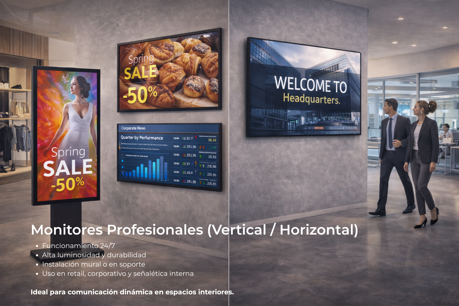 Monitores Profesionales (Vertical _ Horizontal)
